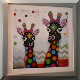 A06. Donna Sharam “Zarafas” signed giclee on canvas.